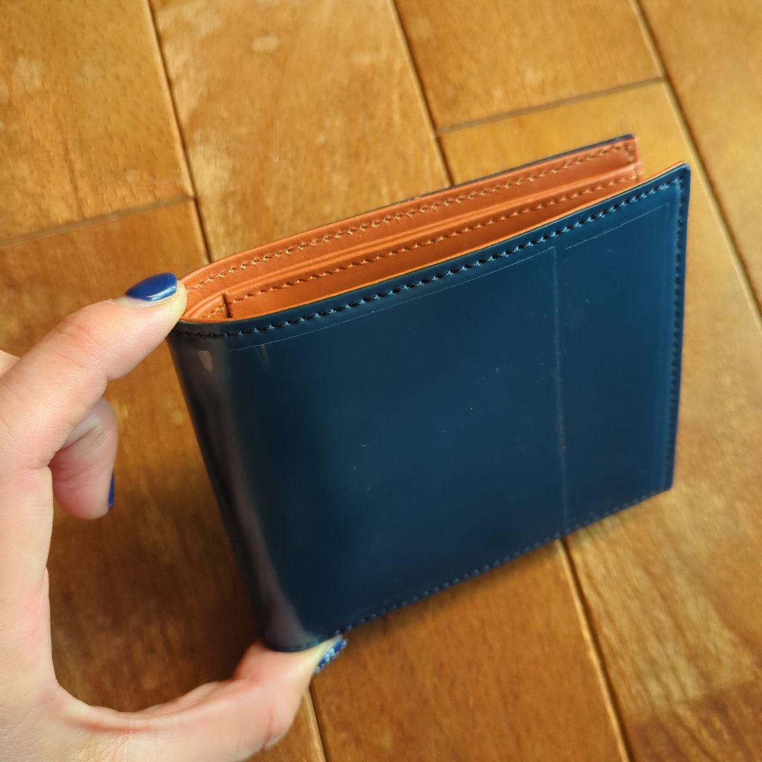 プレリー　二つ折り　コードバン