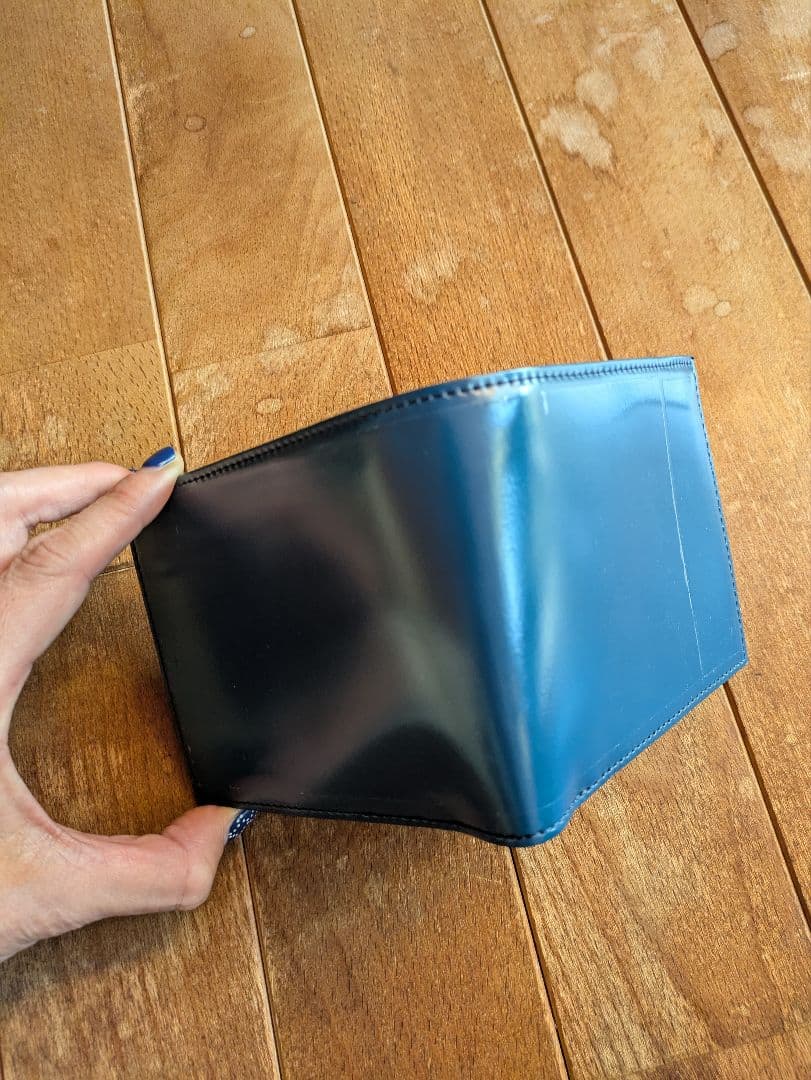 プレリー　二つ折り　コードバン