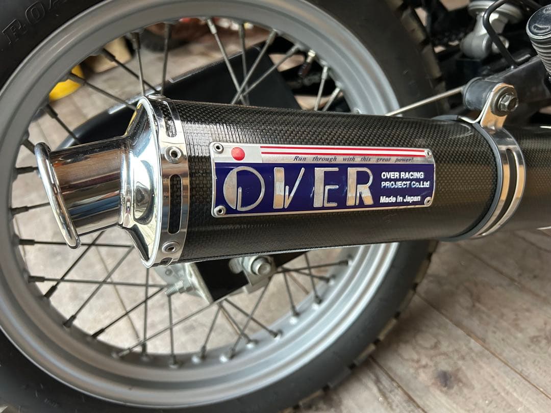 坂*正様 ftr223、cb223s.OVER カーボンコンプリートマフラー