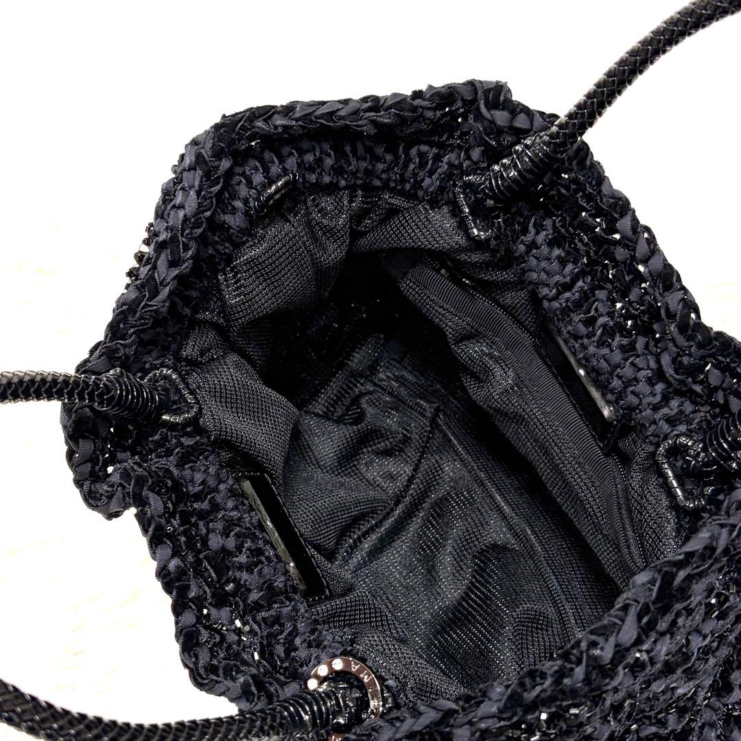 【美品】ANTEPRIMA アンテプリマ チェーンショルダー ブラック　2WAY