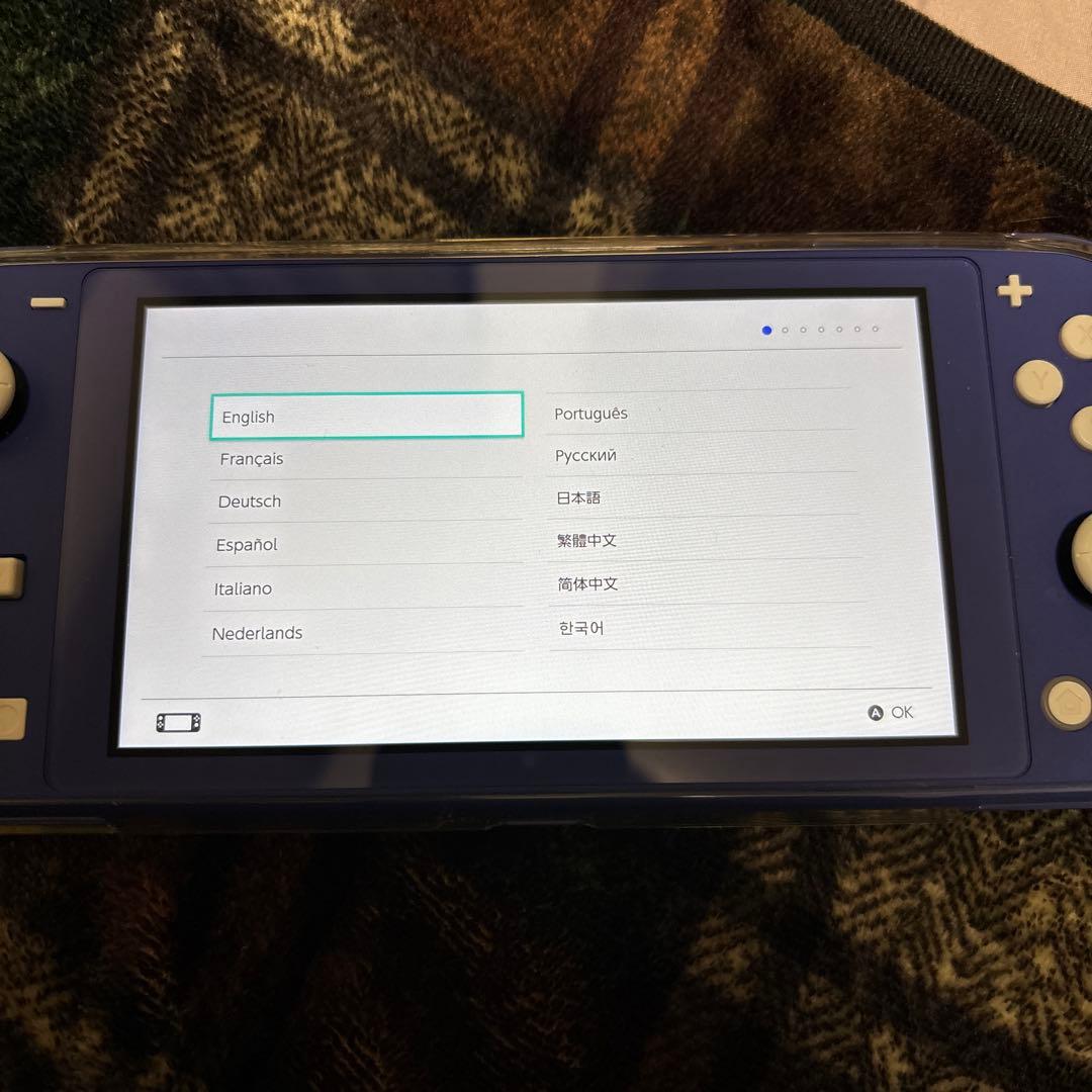 Nintendo Switch Lite ブルー ケース付き