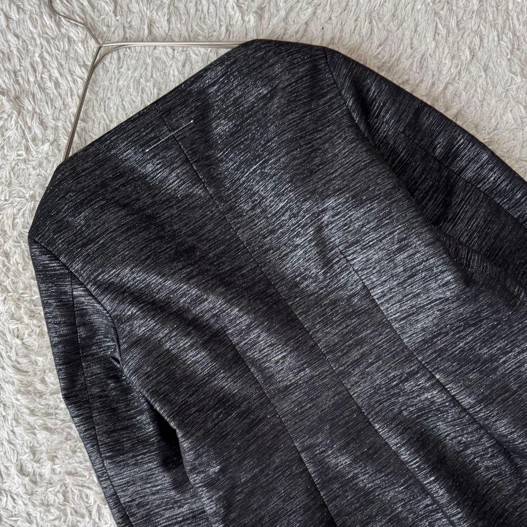 未使用 メゾンマルジェラ ロングコート ラメ メランジ 玉紐 金釦 イタリア製