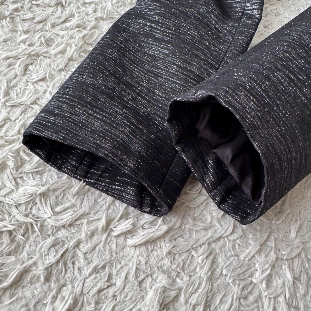 未使用 メゾンマルジェラ ロングコート ラメ メランジ 玉紐 金釦 イタリア製