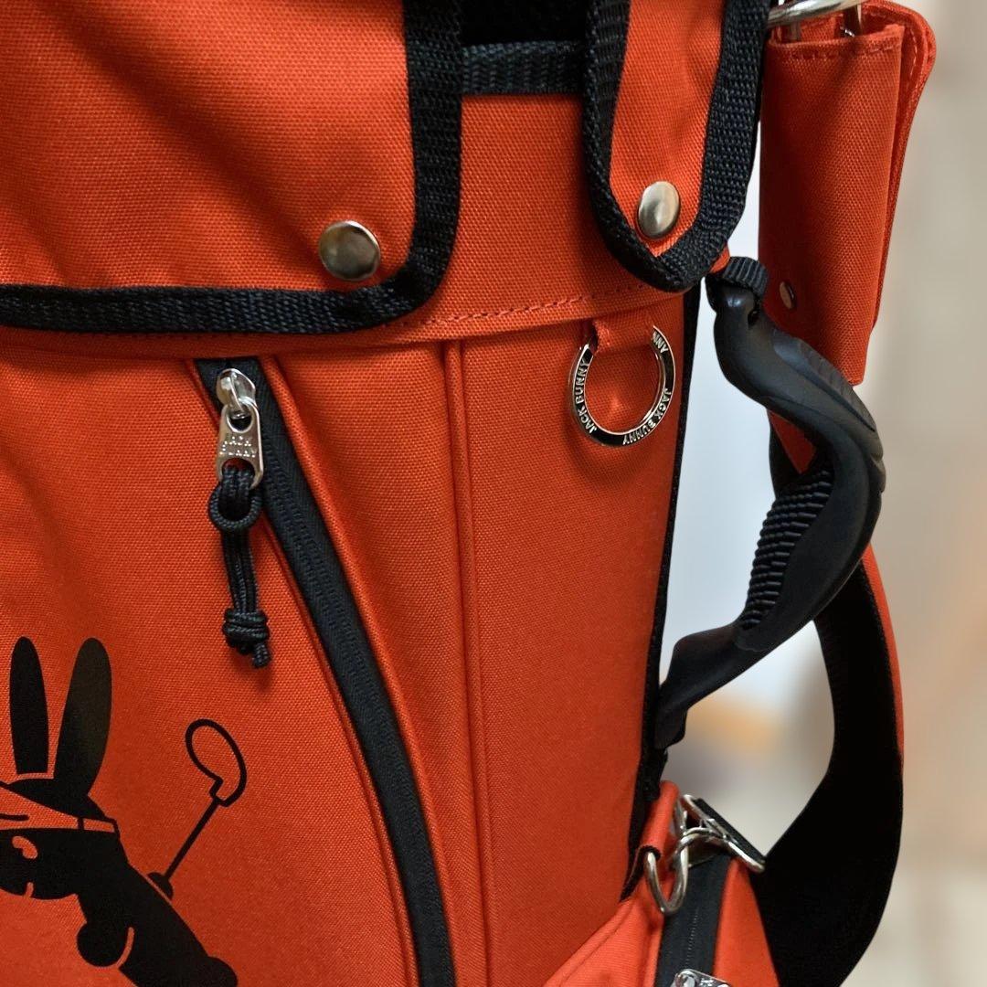 極美品定価29800円JACKBUNNY オレンジ キャディバッグ