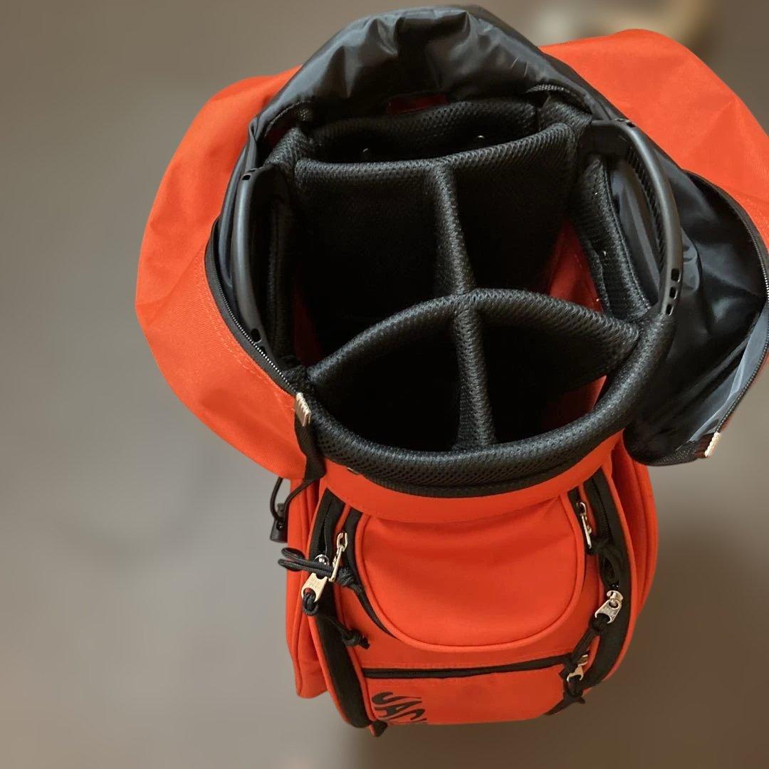 極美品定価29800円JACKBUNNY オレンジ キャディバッグ