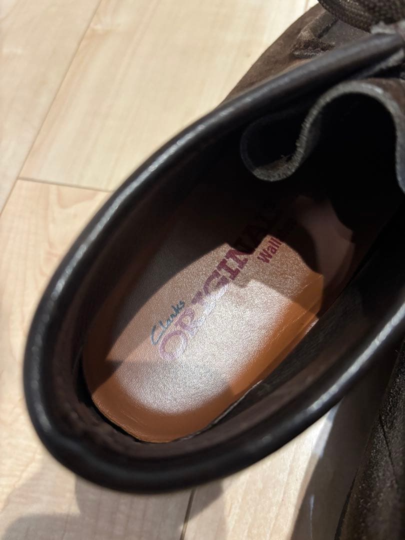 CLARKS ワラビー ミッドカット ダークブラウン 28cm visvim