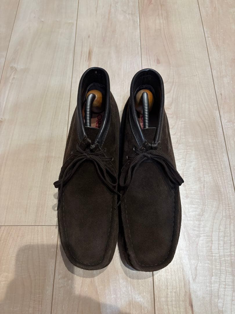 CLARKS ワラビー ミッドカット ダークブラウン 28cm visvim