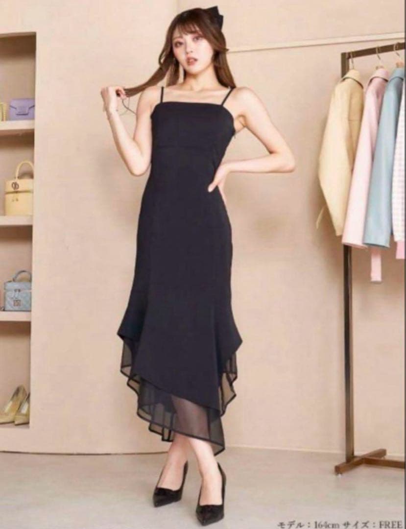 Darich パールデザインイレヘムマーメイドドレス