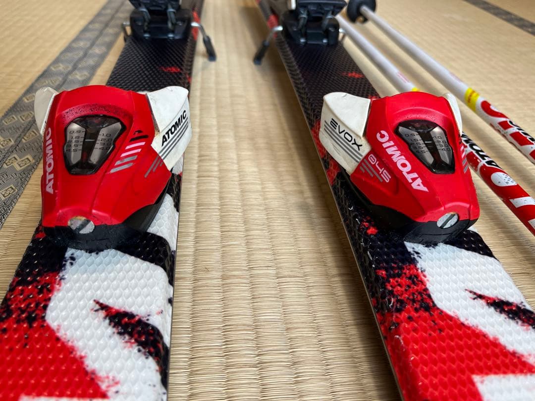 ATOMIC REDSTAR スキー板 子供用　110cm ストック付