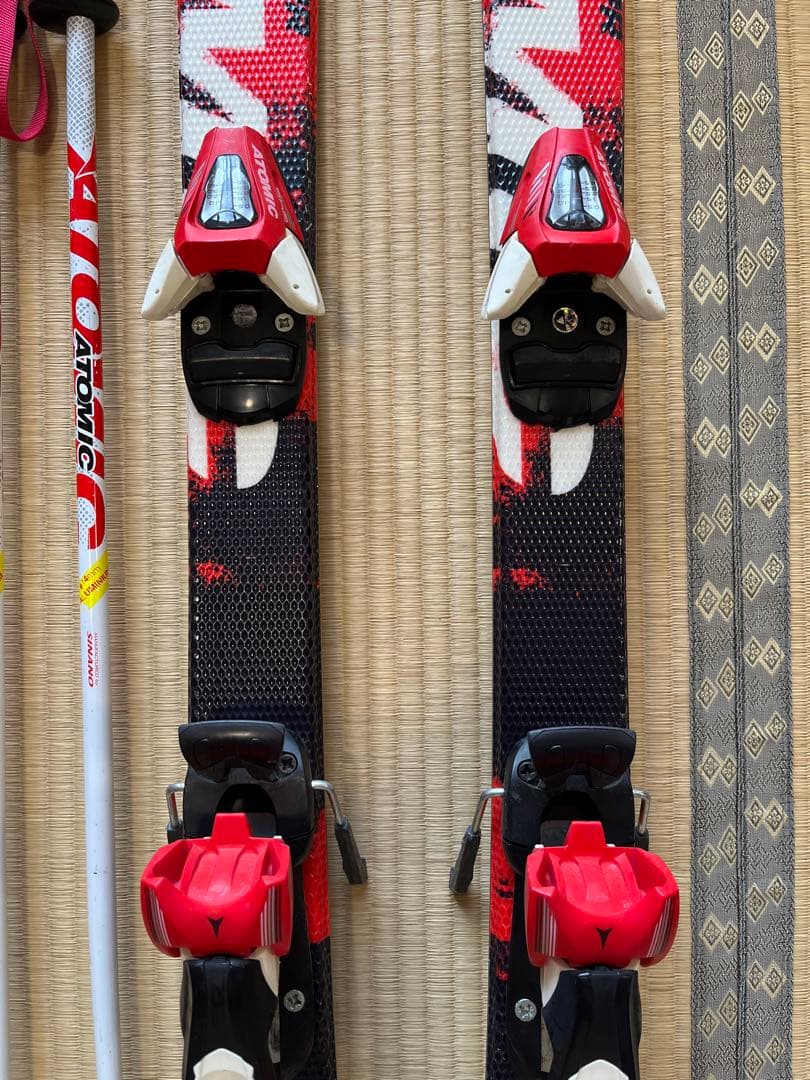 ATOMIC REDSTAR スキー板 子供用　110cm ストック付