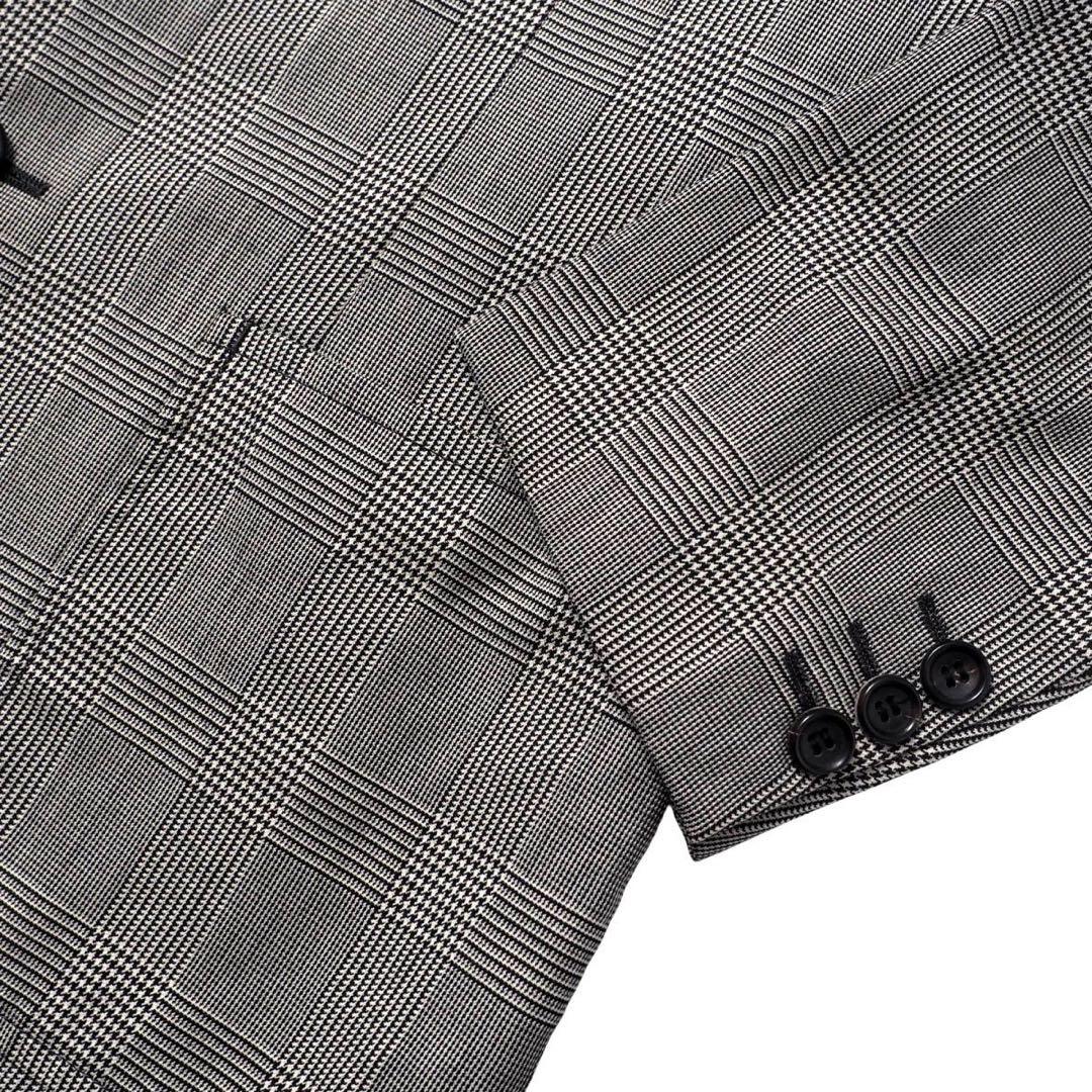 定価11万円 コムデギャルソンオム グレー チェック柄 テーラードジャケット