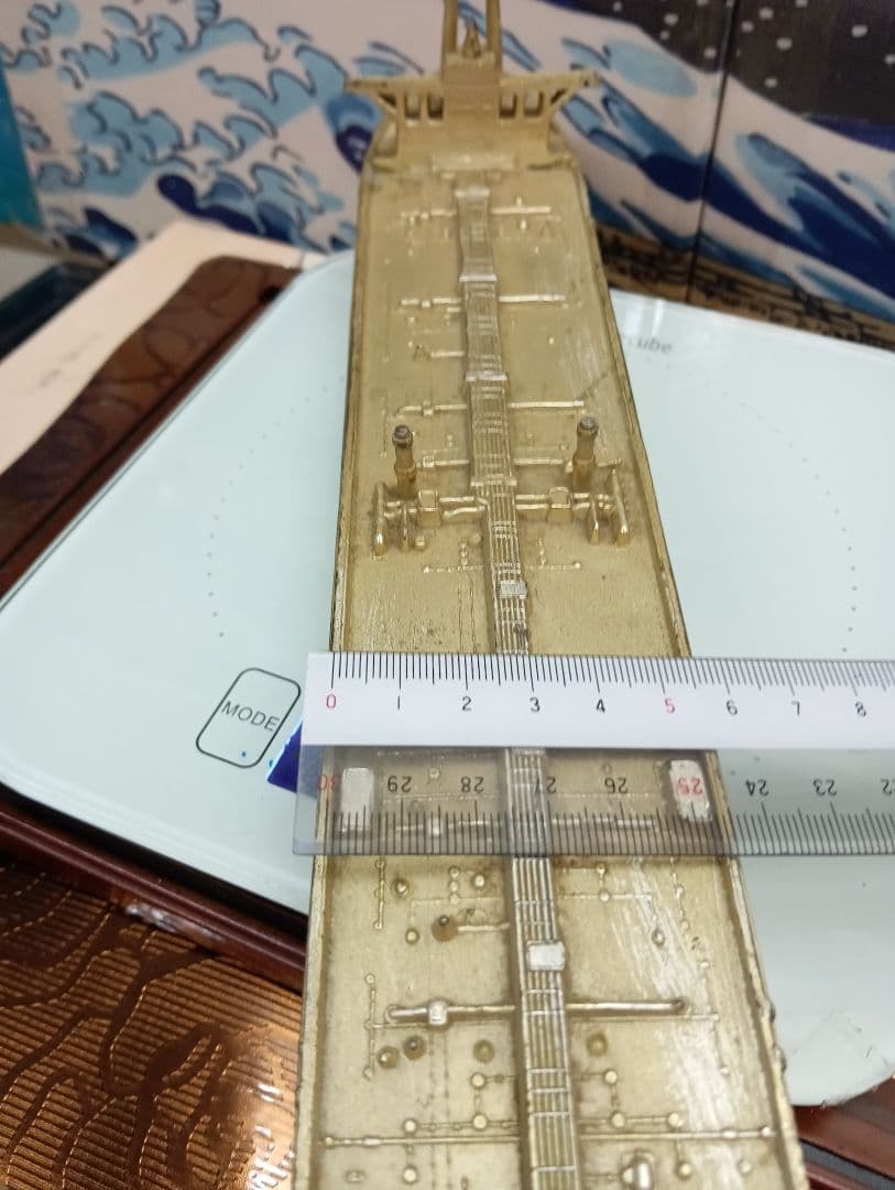 グロブティックトーキョータンカー１９７３年当時物金属製模型オブジェ置物飾り