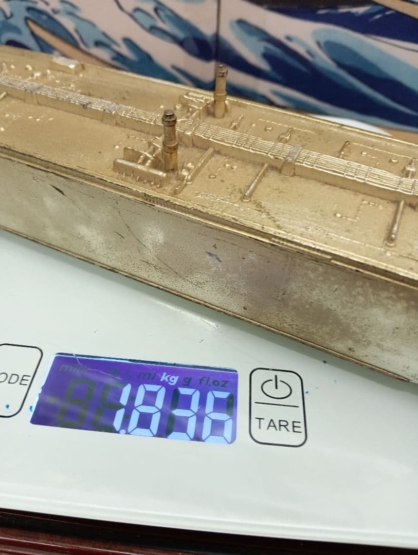 グロブティックトーキョータンカー１９７３年当時物金属製模型オブジェ置物飾り