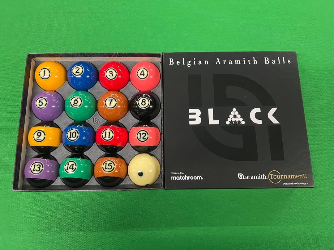 Belgian Aramith Balls BLACK アラミスブラック