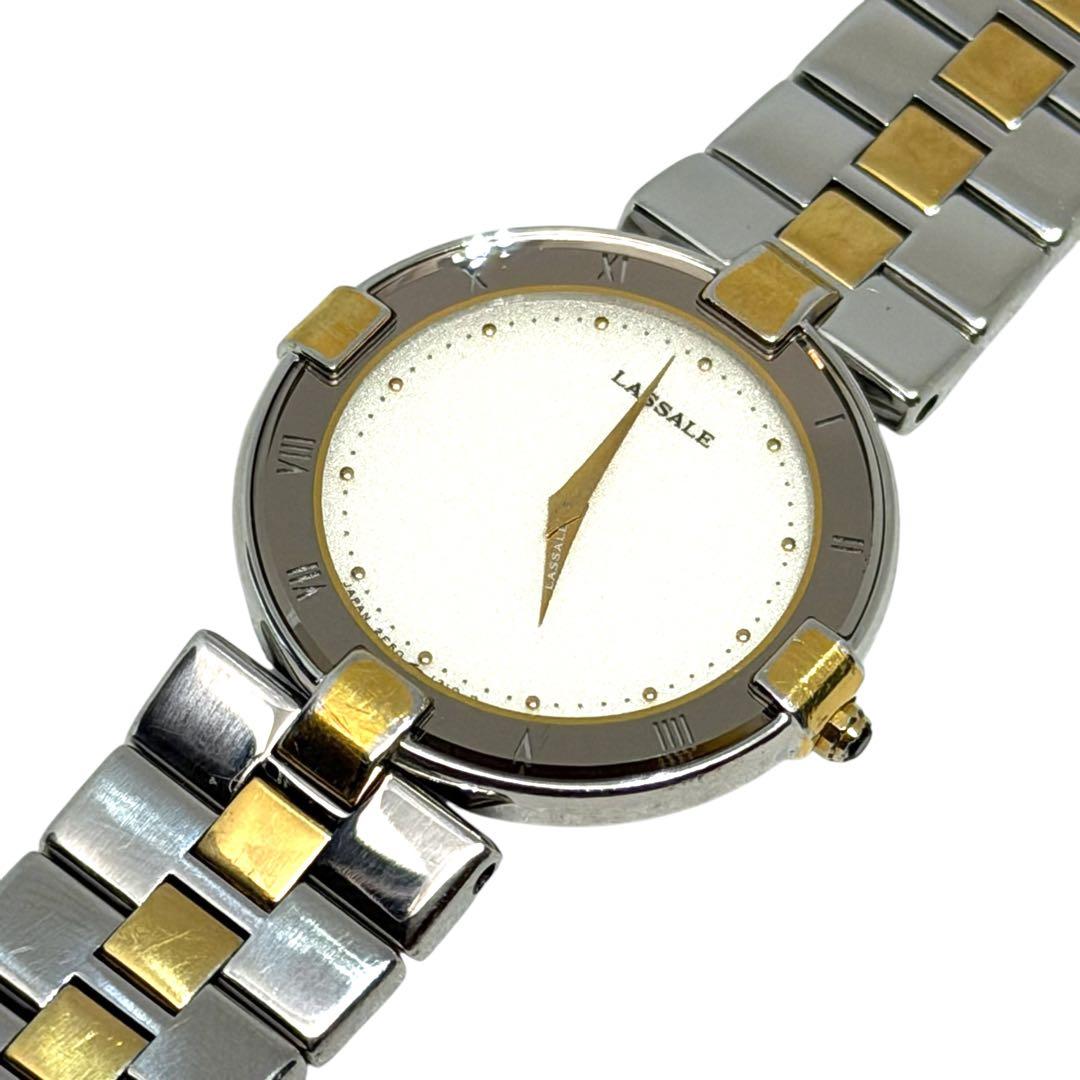 Ⴤ1393 ꕤ美品 LASSALE ラサール SEIKO 腕時計 コンビ 2針