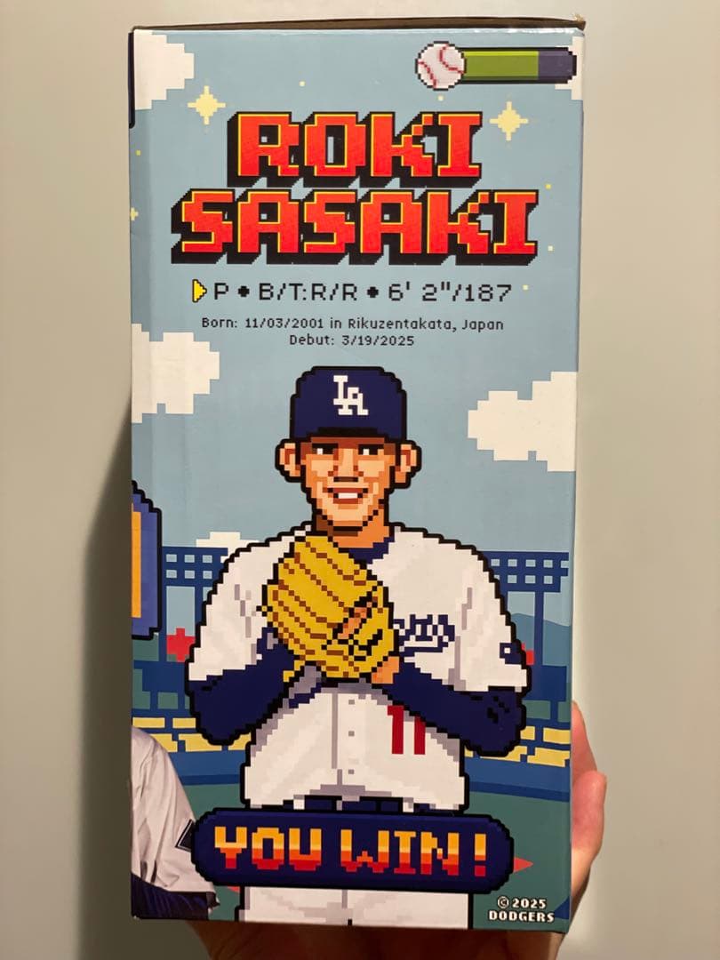 【球場限定品】佐々木朗希　ボブルヘッド