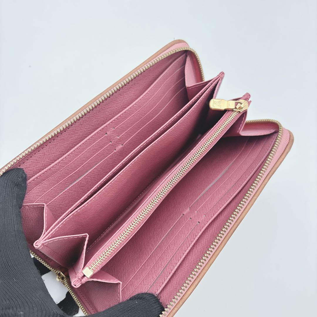 IC搭載　ルイヴィトン　ジッピーウォレット　デニム　ジャガード　モノグラム