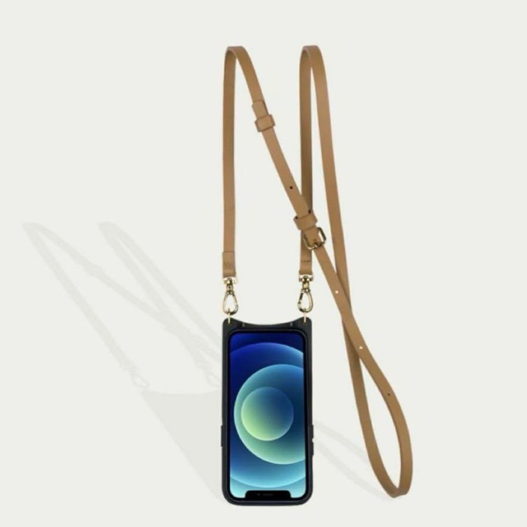 ◆バンドリヤー ドナ サイドスロット タン iPhone15 BANDOLIER