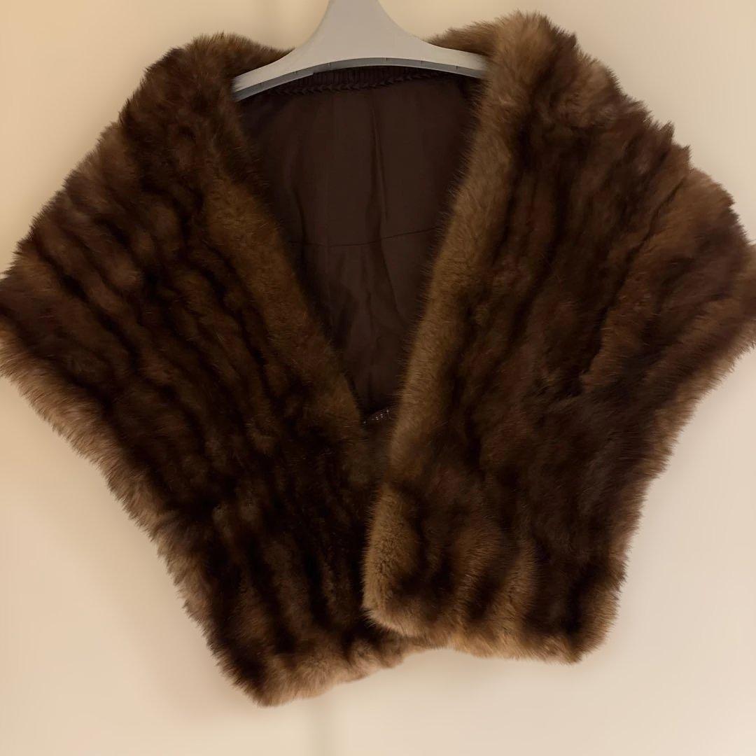 新品⭐️未使用⭐️リアルファー　ショール　ミンク　着物　和装　成人式にも