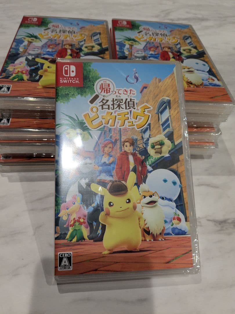 帰ってきた名探偵ピカチュウ　ソフト　新品未開封12個セット