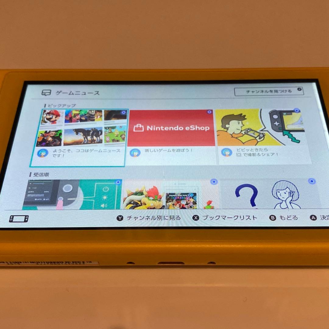 動作可★Nintendo Switch Lite イエロー 本体★ジャンク扱い