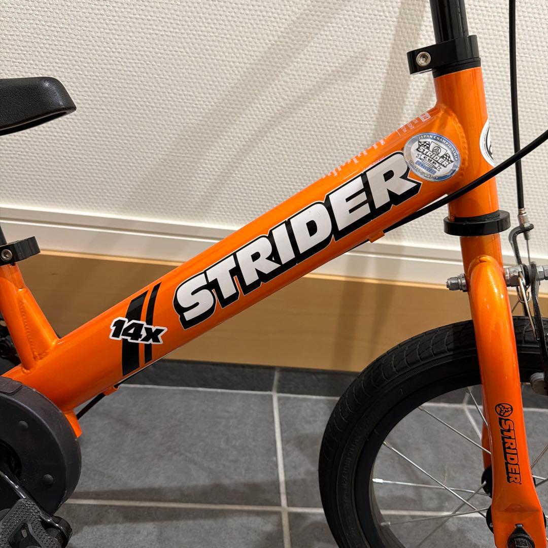美品✨ストライダー　STRIDER 14x オレンジ　大会参加　純正車両