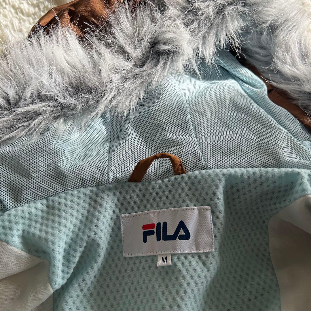 美品FILA ブラウン　スノーボード スキーウェア 上下　M S レディース