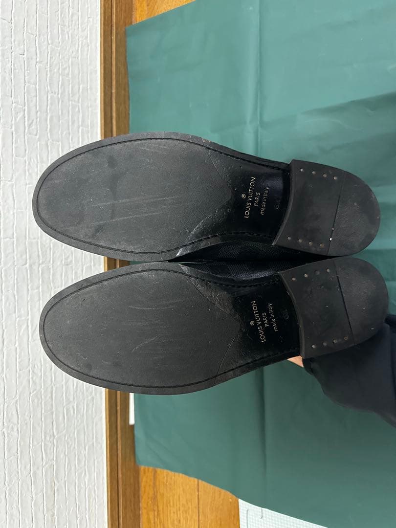 Louis Vuitton ブラック ダミエ ローファー【本日限定】