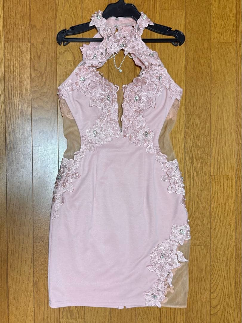 AngelR エンジェルアール Mサイズ ピンク ミニドレス キャバドレス