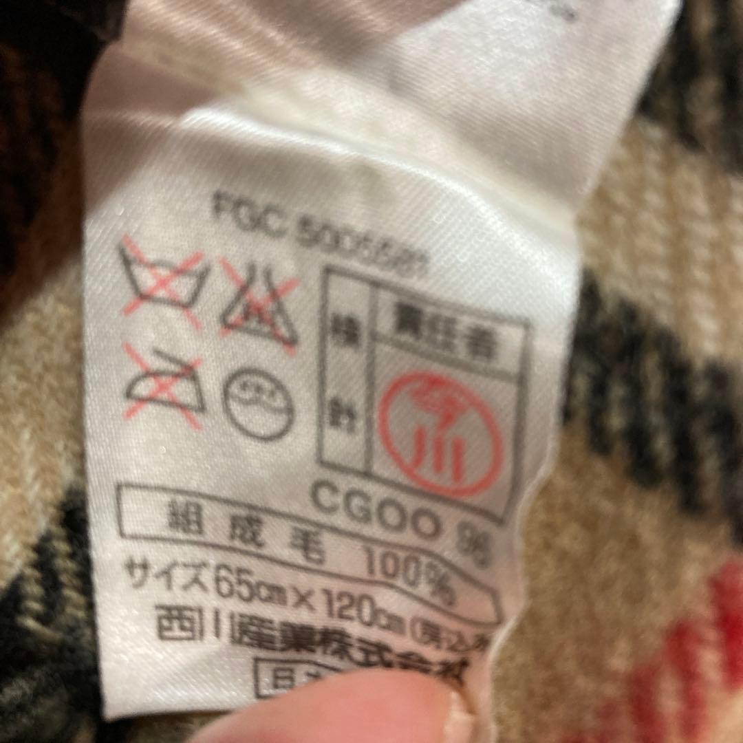 【美品】バーバリーロンドン ブランケットノバチェック 大判 マフラー　２枚セット