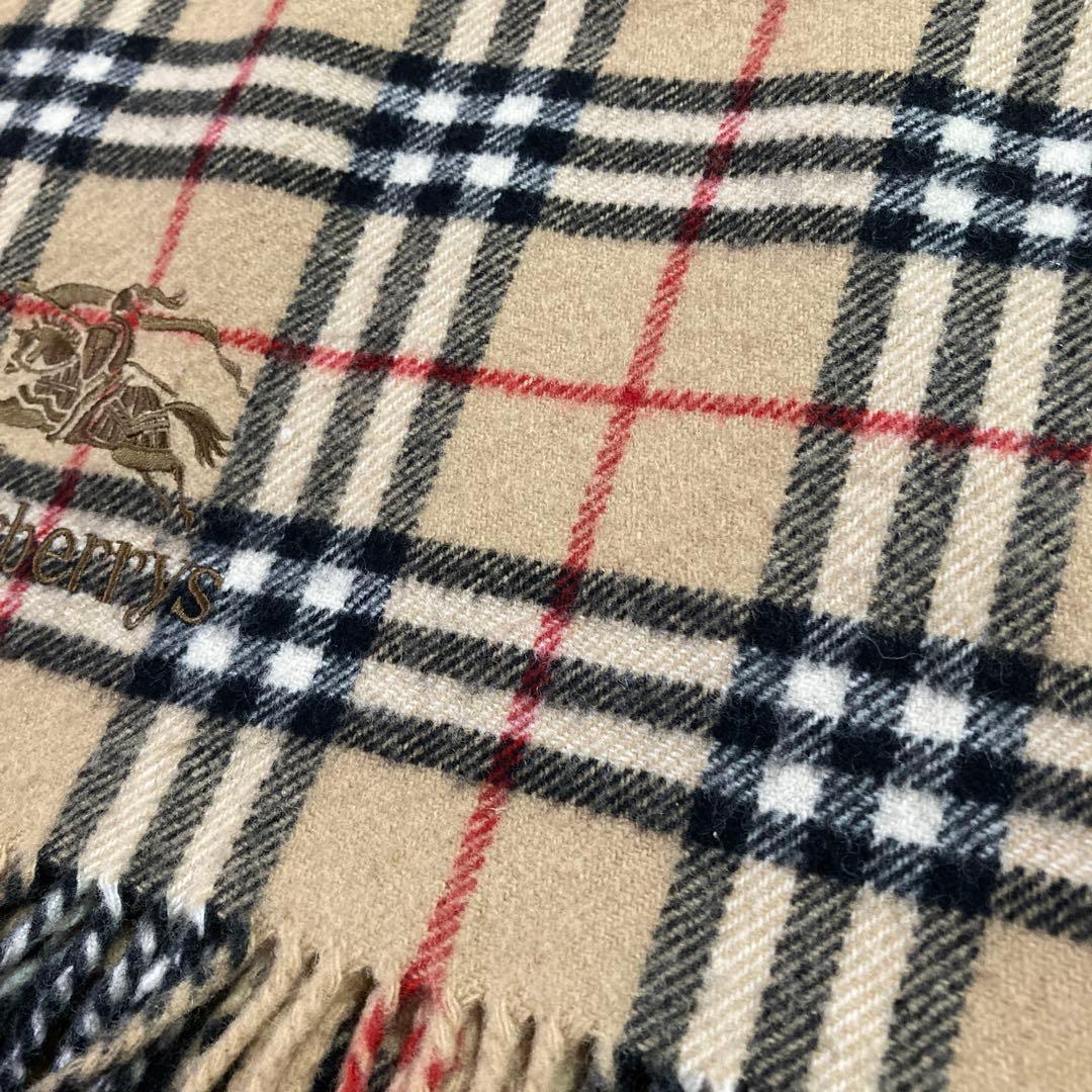 【美品】バーバリーロンドン ブランケットノバチェック 大判 マフラー　２枚セット