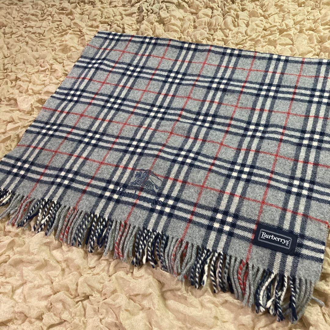 【美品】バーバリーロンドン ブランケットノバチェック 大判 マフラー　２枚セット