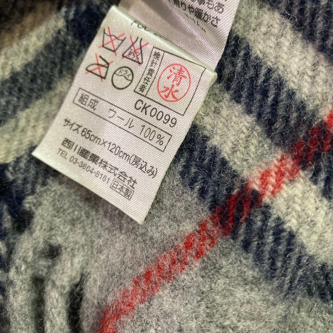 【美品】バーバリーロンドン ブランケットノバチェック 大判 マフラー　２枚セット
