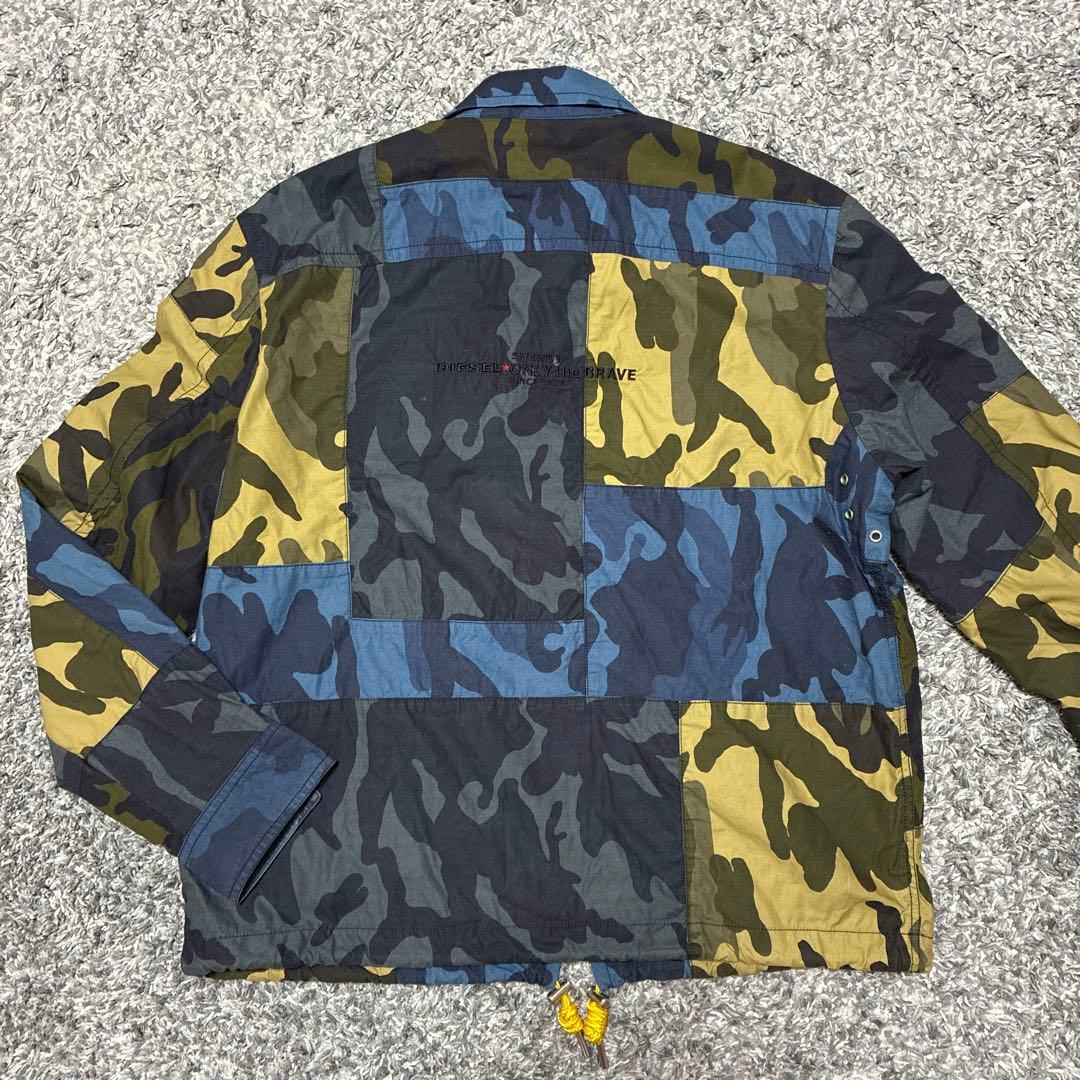 DIESEL パッチワーク迷彩ミリタリージャケット