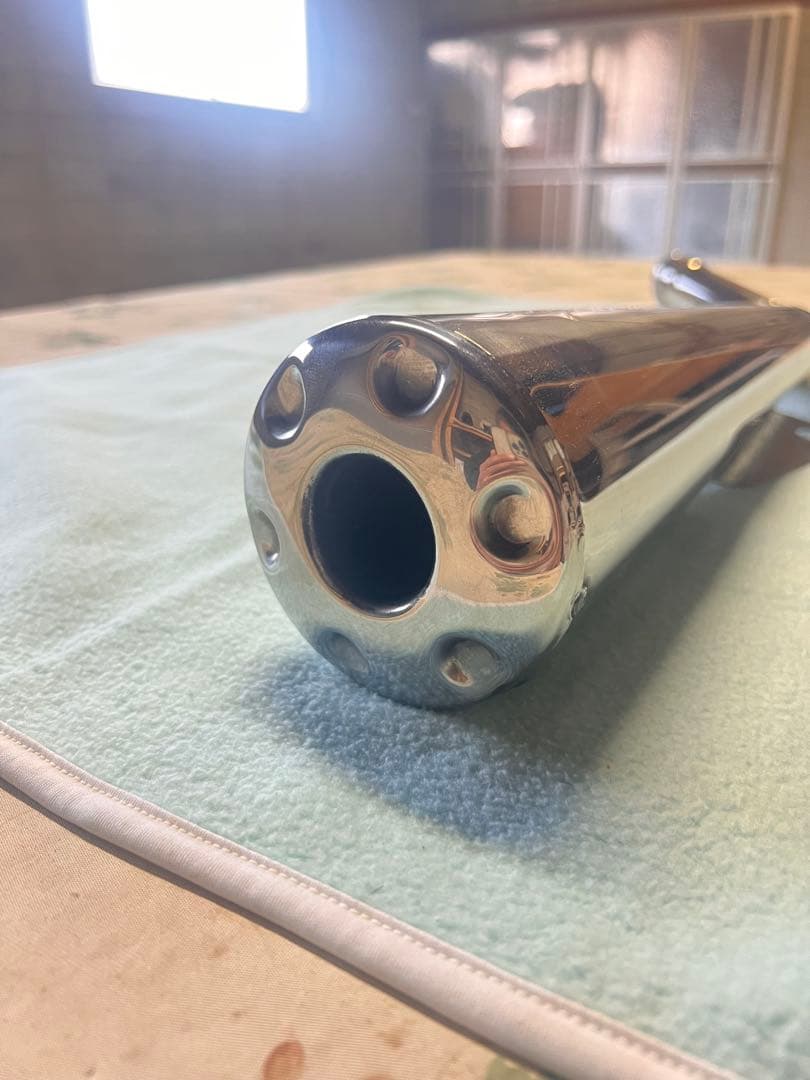 SR400 ペイトンプレイス メガホンアップマフラー