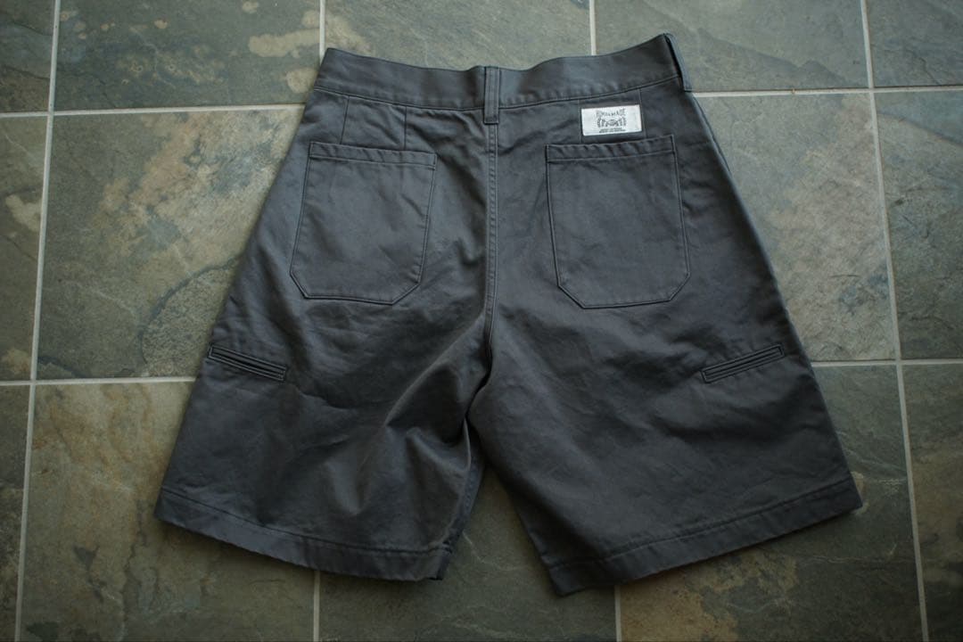 美品 HUMAN MADE ハート ハーフパンツ チノ ショーツ L グレー