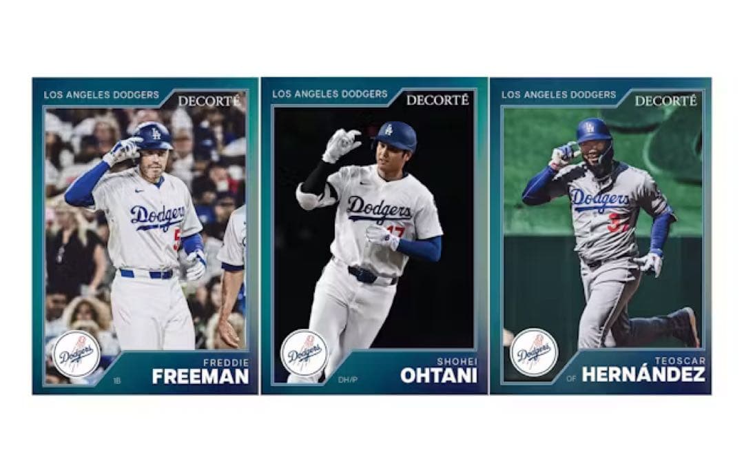 【未開封】ドジャース DECORTE トレカ 9/21配布品　【1万人限定】
