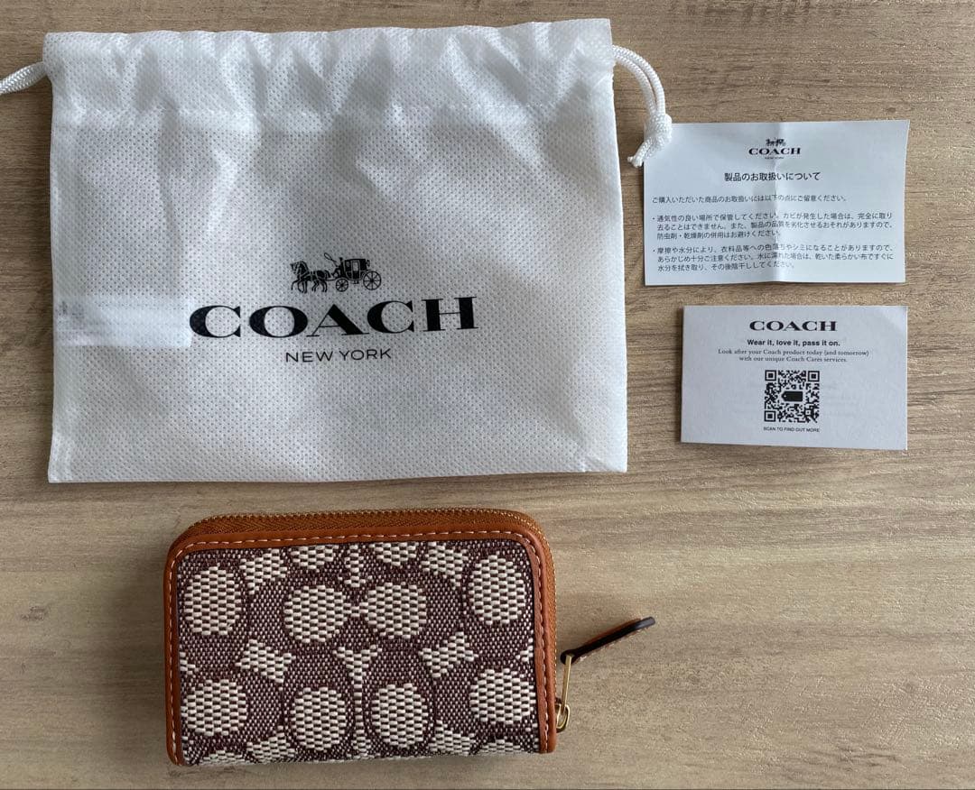 COACH コーチ ケース 小銭入れ ジャガード