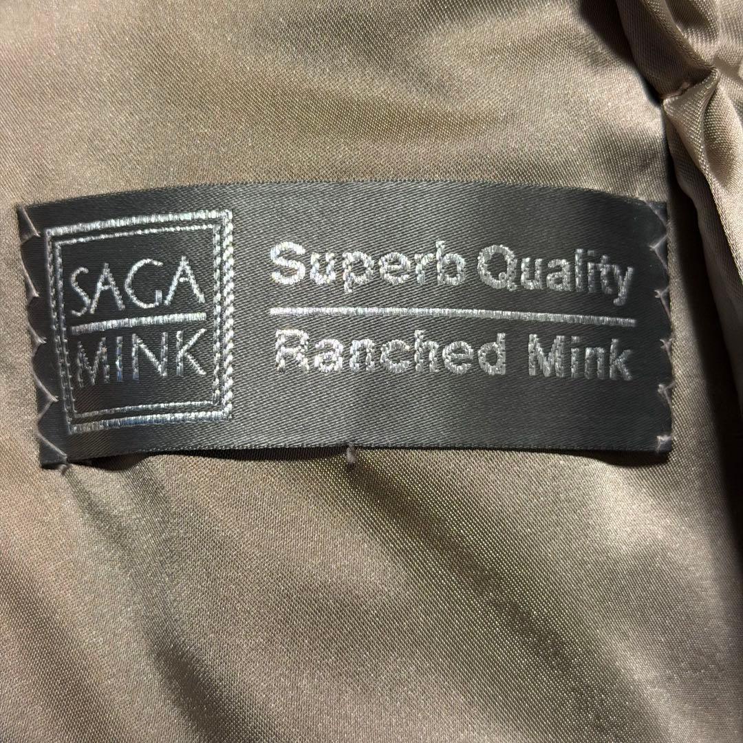 Belle Viaon SAGA MINK デミバフミンク ファーコート 本毛皮