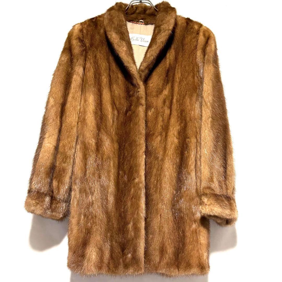 Belle Viaon SAGA MINK デミバフミンク ファーコート 本毛皮
