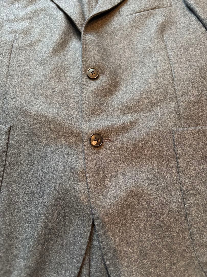BOGLIOLI グレー 50 フランネルテーラードジャケット　ボリオリ