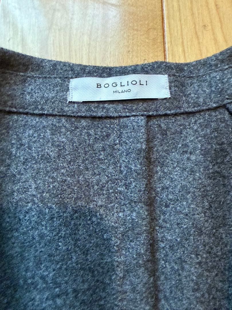 BOGLIOLI グレー 50 フランネルテーラードジャケット　ボリオリ