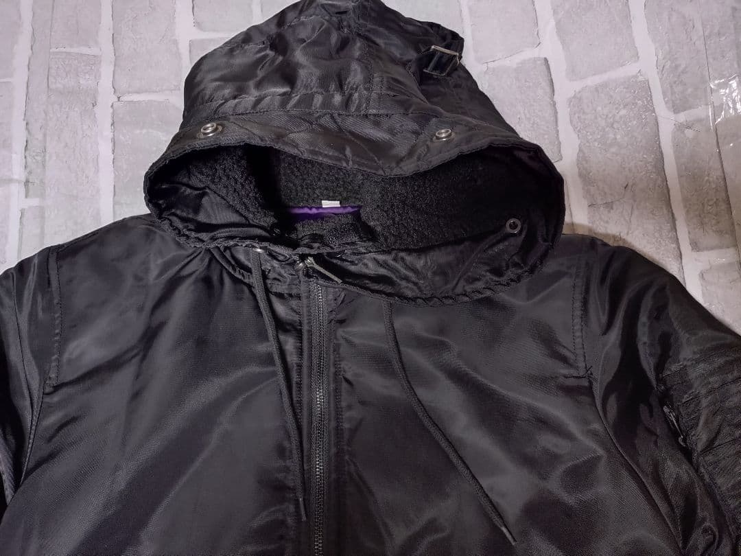 【ファー欠品】【Sサイズ】【HUF】【N-2B】 ハフ【人気ブラック】パープル