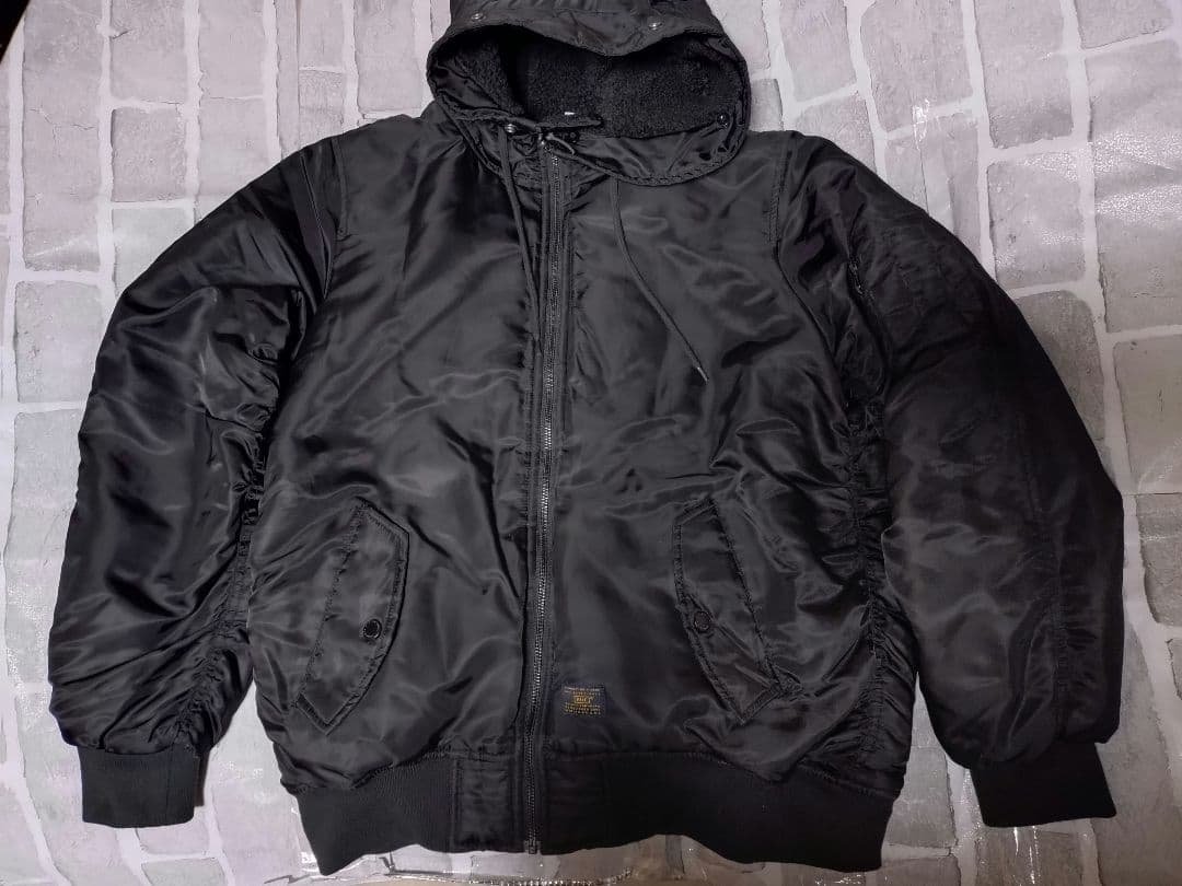 【ファー欠品】【Sサイズ】【HUF】【N-2B】 ハフ【人気ブラック】パープル