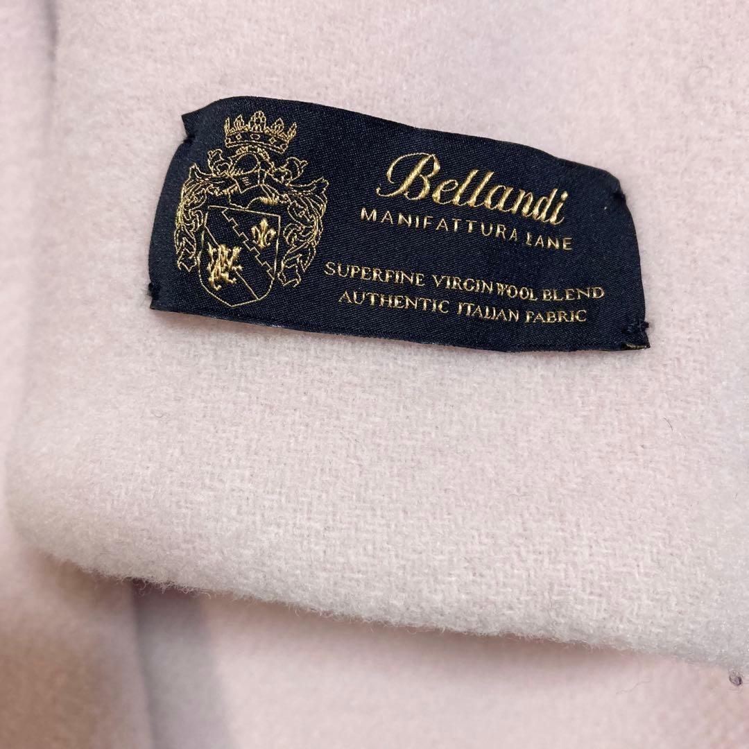 セルフォード ウール ビックカラーロングコート ライトピンク　38