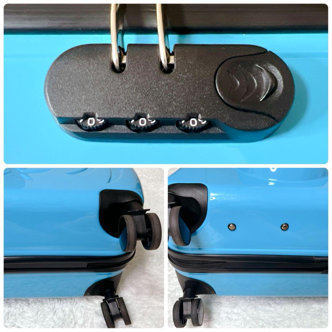 美品【人気カラー】NORIKKO ノリッコ 子ども乗せキャリーケース M ブルー