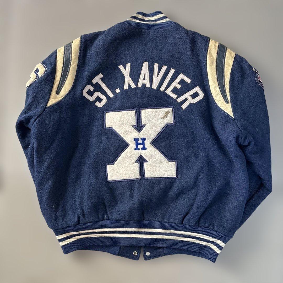 80s HOLLOWAY スタジアムジャンパー スタジャン USA製