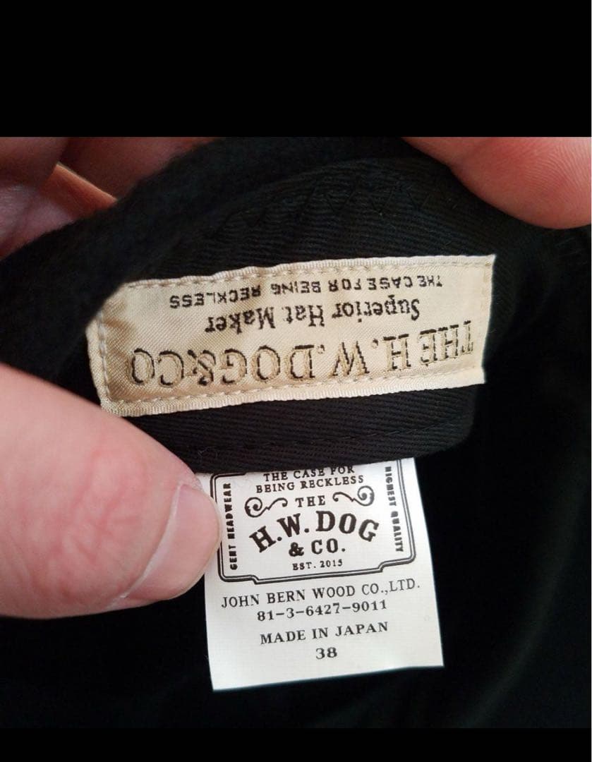 帽子 THE H.W.DOG&CO. BRUSHED PK CAP