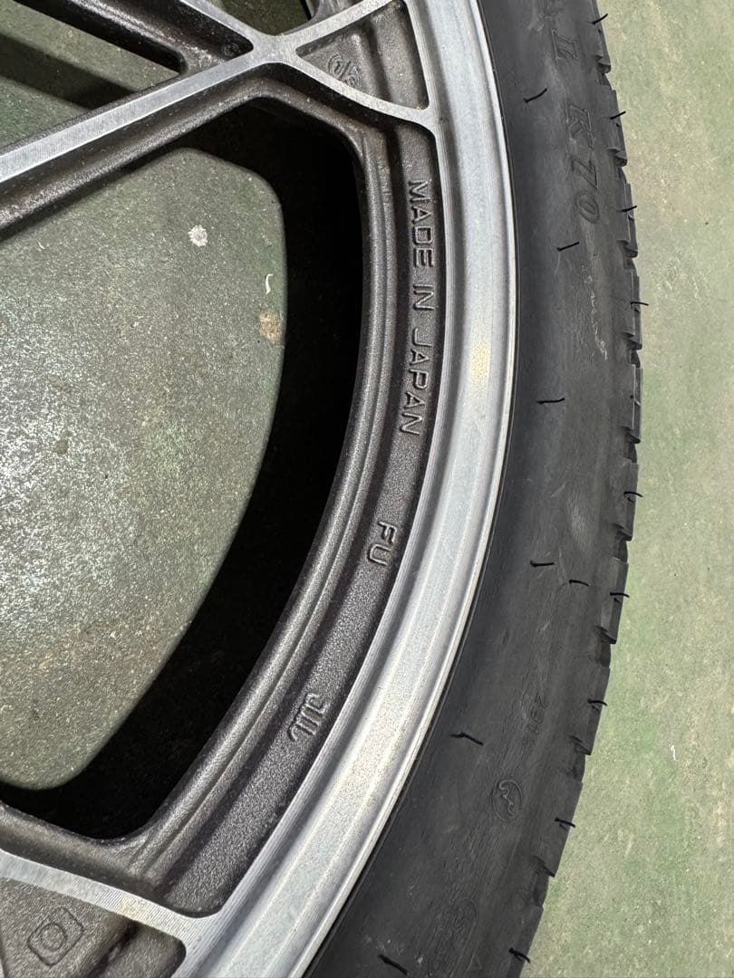 GSX400F 純正　フロント　星キャス　19インチ　ダブルディスク対応