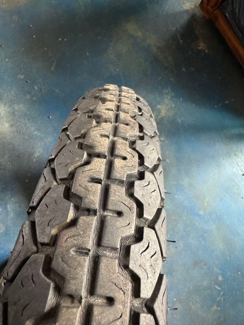 GSX400F 純正　フロント　星キャス　19インチ　ダブルディスク対応